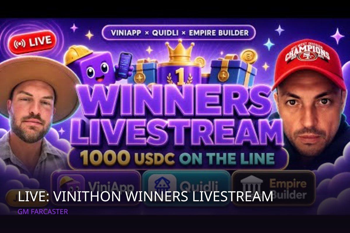 LIVE: VINITHON WINNERS LIVESTREAM